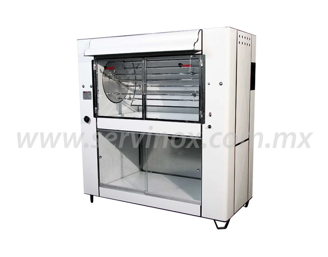 Rosticero Economico Para 48 Pollos Esmaltado Valmex 48ECOESM